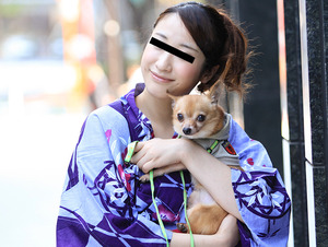 10musume 10-082423-01 Pick up a dog-loving yukata beauty while walking my dog! Pick up a dog-loving yukata beauty while walking your dog!