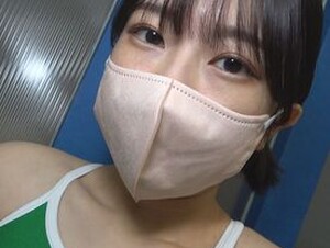 FC2PPV-4589397 [No/Amateur/Uniform] Geneki Aidoru Clothed Bukkake《Green Piping School Swimsuit》